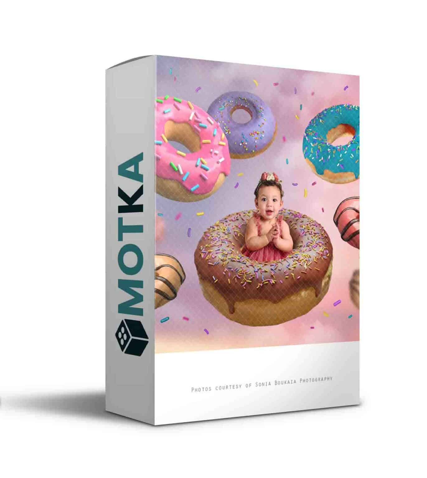 Squijoo Flying Donuts Digital Backdrop Free Download motka